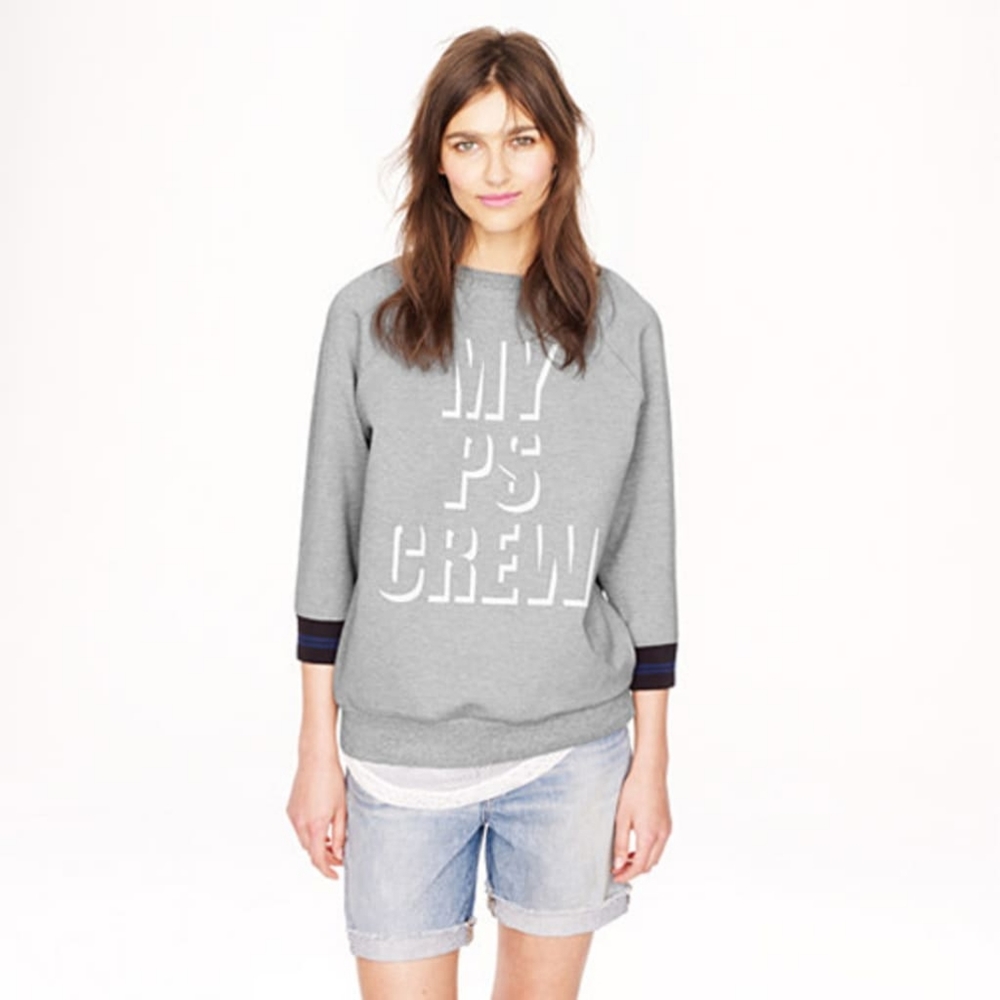 J. Crew x Public School Raglan Sweatshirt